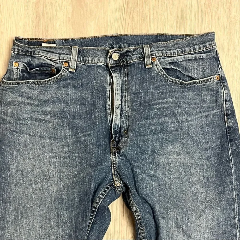 Levi’s 505 Regular Fit Jeans Glowing - Medium Wash - Stretch Size W38 x L30